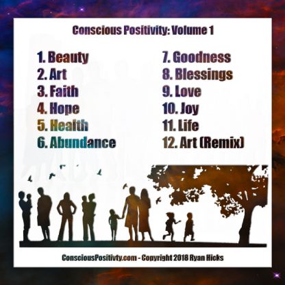 Conscious Positivity Volume 1 Back Cover